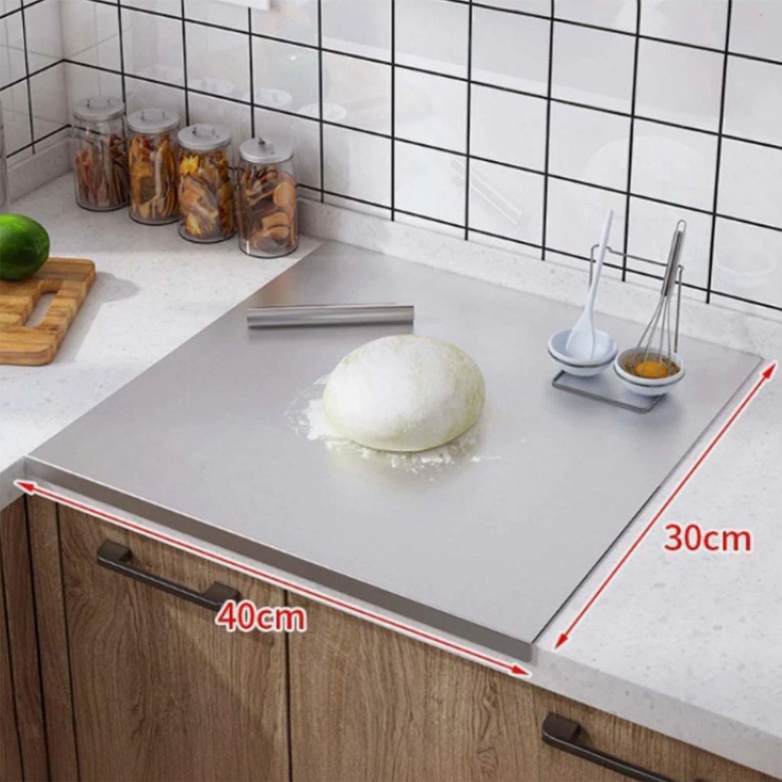 Kitchen Baking Tools - لوح تقطيع من الفولاذ المقاوم للصدأ