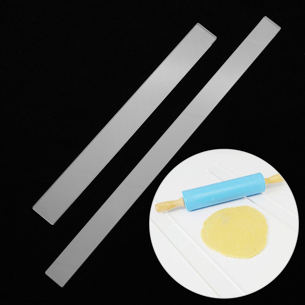 Fondant Smoother Set - قطعتان من أدوات تزيين الكيك العملية،