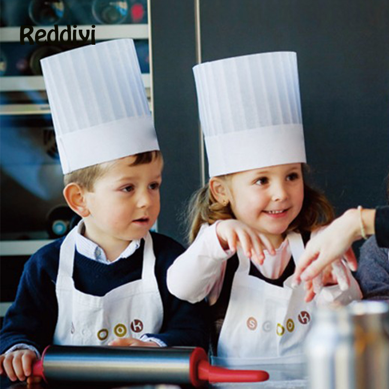 Baking Kitchen Kids - 10 Pce الاطفال المطبخ القبعات رياض