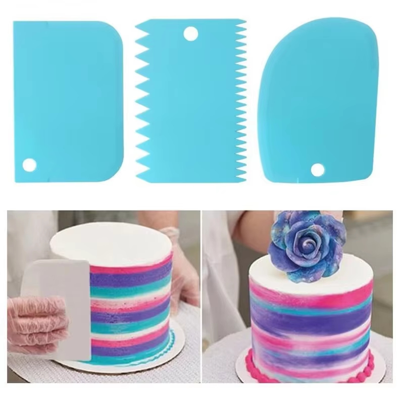 Kitchen Baking Tools - 3 قطع من أدوات تسوية الكريمة