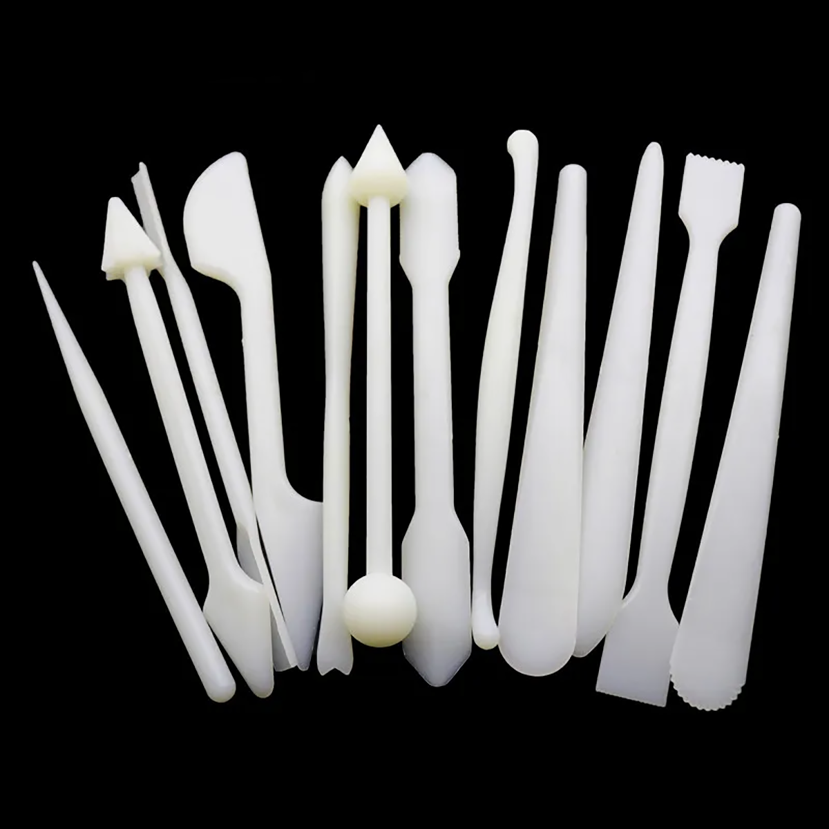 Fondant Smoother Set - 12 قطعة 14 قطعة كعكة فندان