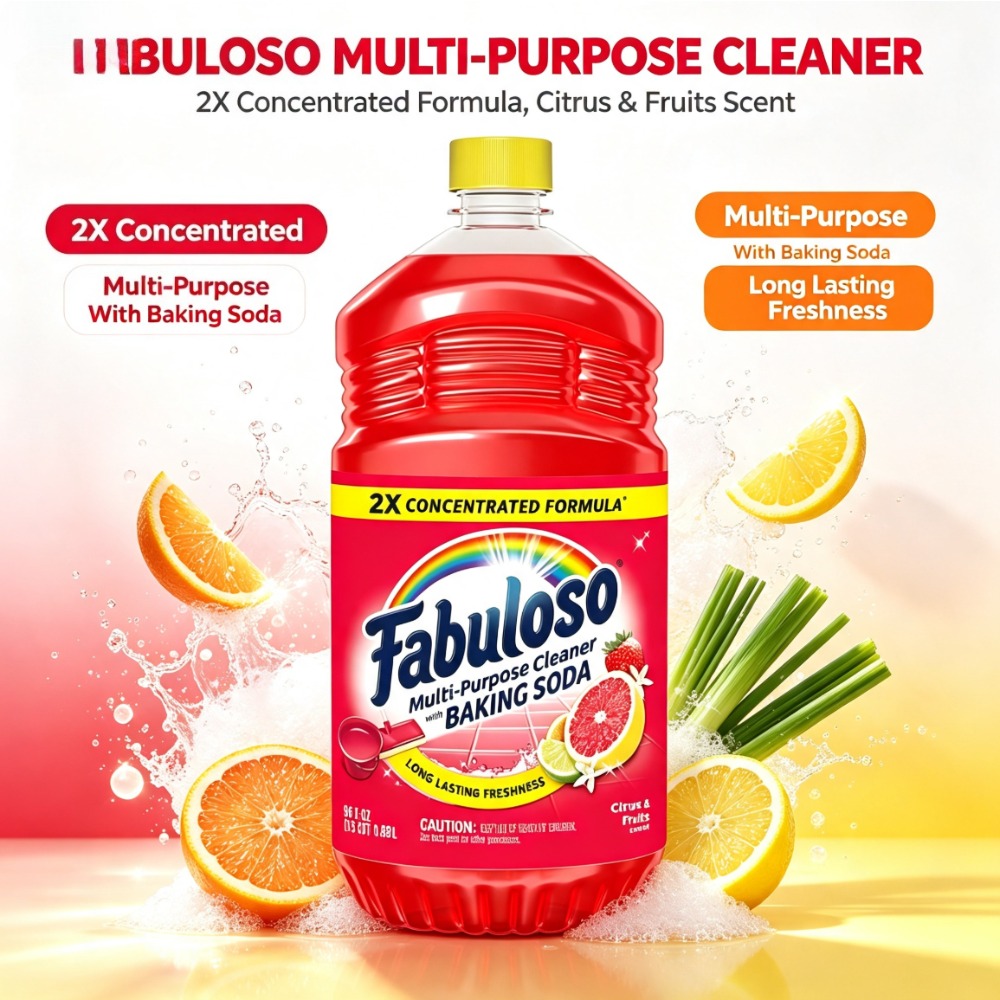 منظف متعدد الاستخدامات بتركيز  - مراجعة Kitchen Cleaner Baking Soda وسعره