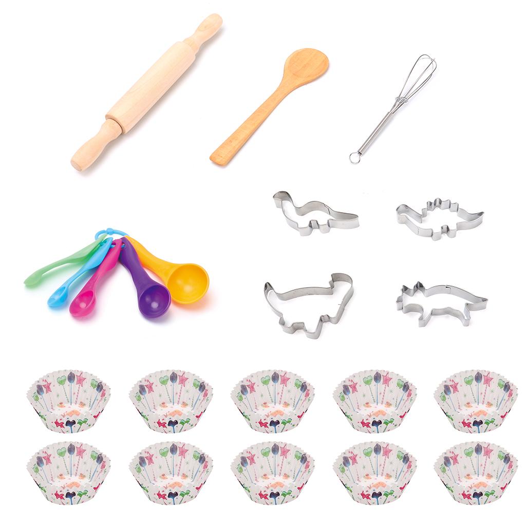 طقم زي طاهي للأطفال 25 قطعة لل - مراجعة Kitchen Kids Baking Set وسعره