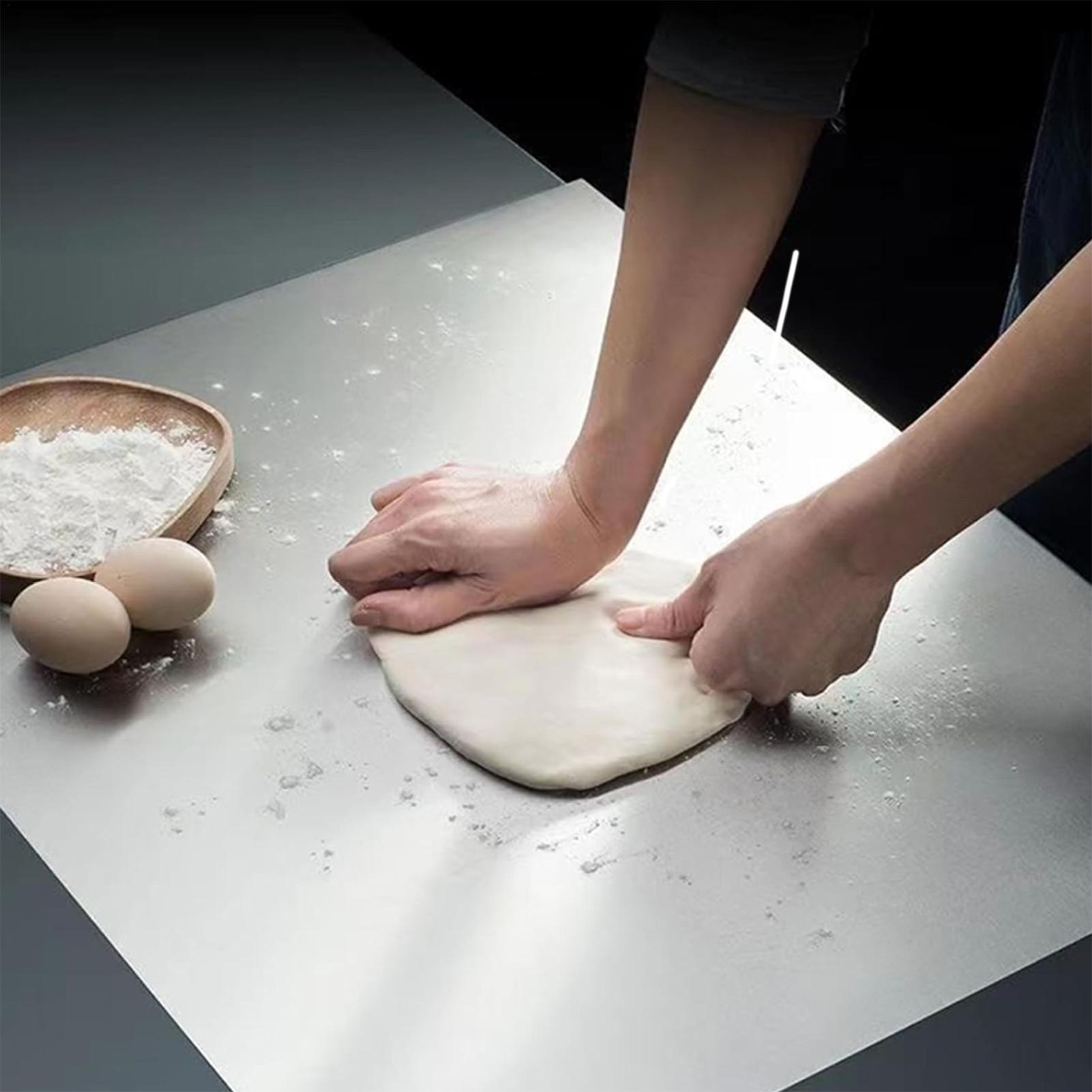 لوح تقطيع من الفولاذ المقاوم ل - مراجعة Kitchen Baking Tools وسعره