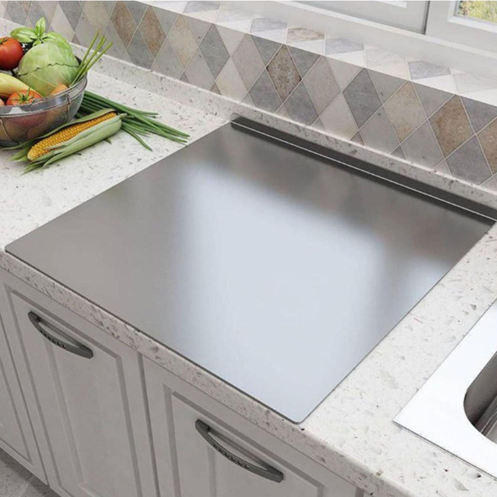 لوح تقطيع من الفولاذ المقاوم ل - مراجعة Kitchen Baking Tools وسعره