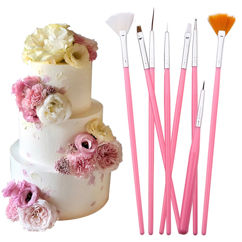 مجموعة من 15 فرشاة لتزيين الكي - مراجعة Kitchen Baking Tools وسعره