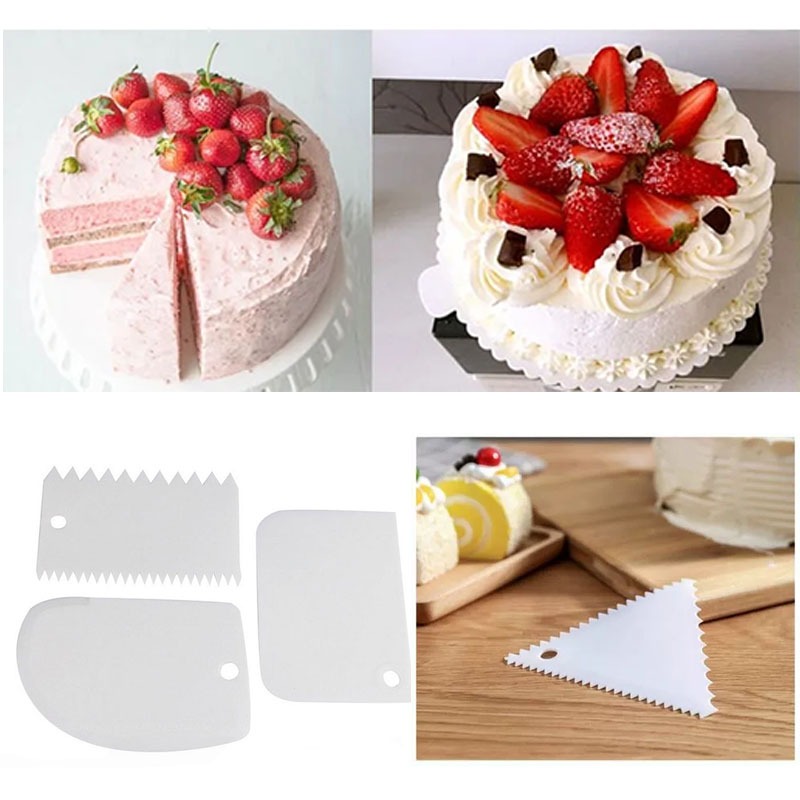 مجموعة مكشطة الكيك البلاستيكية - مراجعة Fondant Smoother Set وسعره