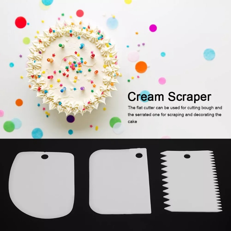 مجموعة مكشطة الكيك البلاستيكية - مراجعة Fondant Smoother Set وسعره