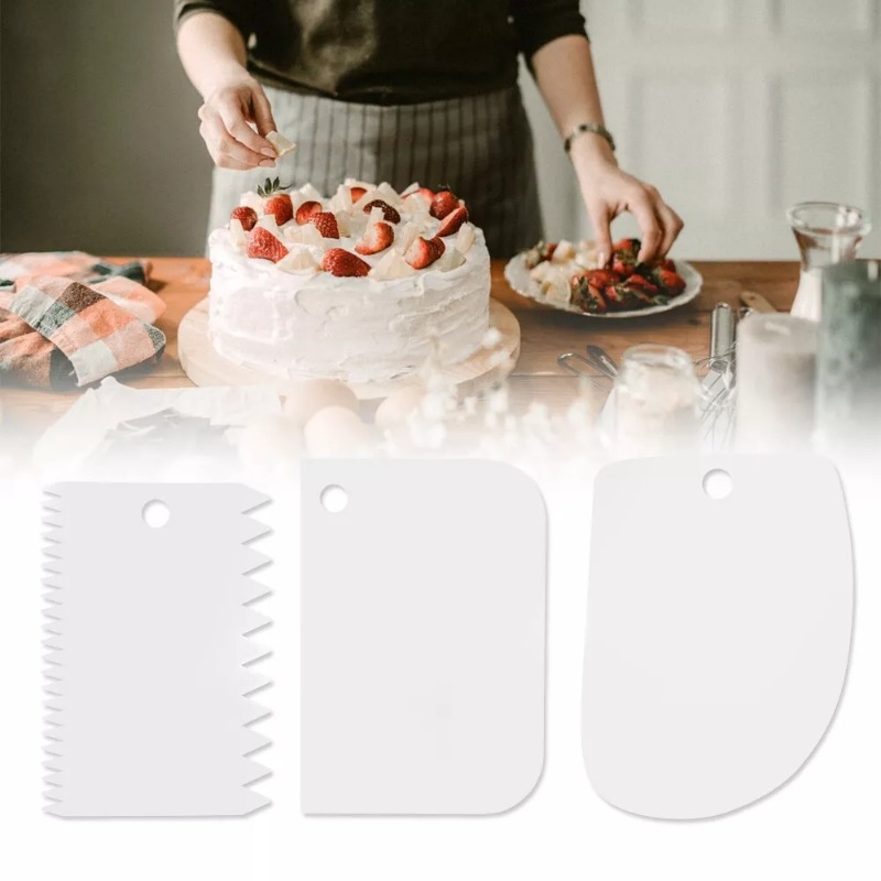 مجموعة مكشطة الكيك البلاستيكية - مراجعة Fondant Smoother Set وسعره
