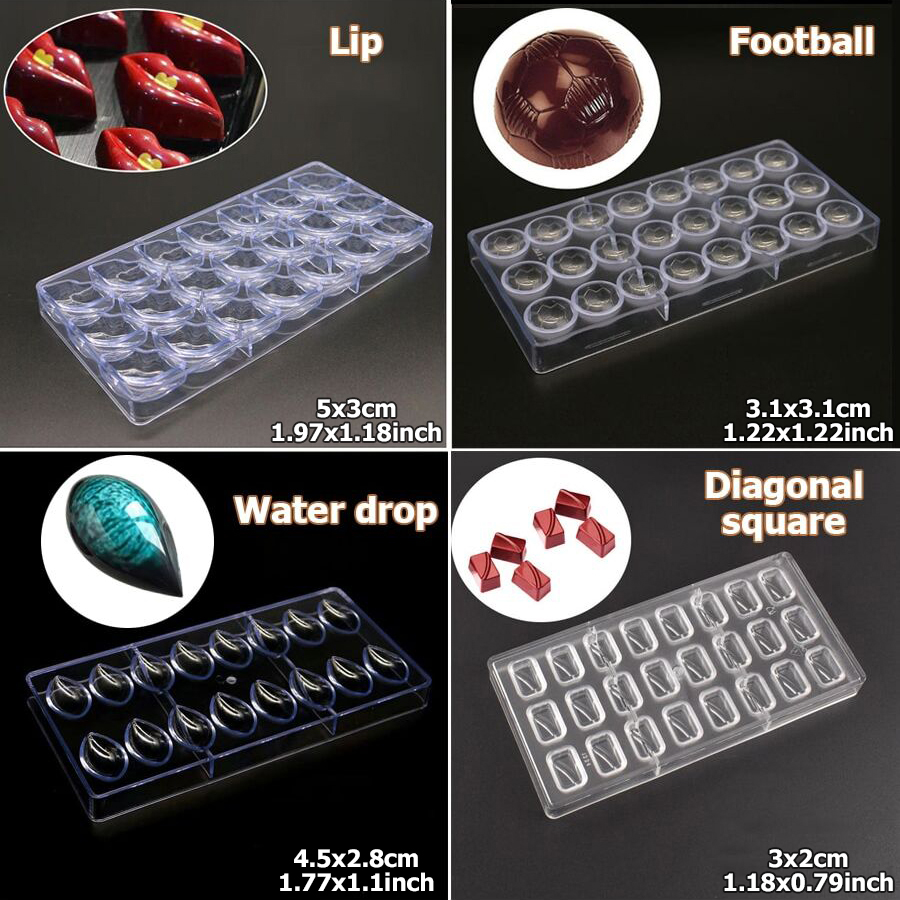 24 أنماط متاحة من قالب الشوكول - مراجعة Kitchen Equipment For Baking وسعره