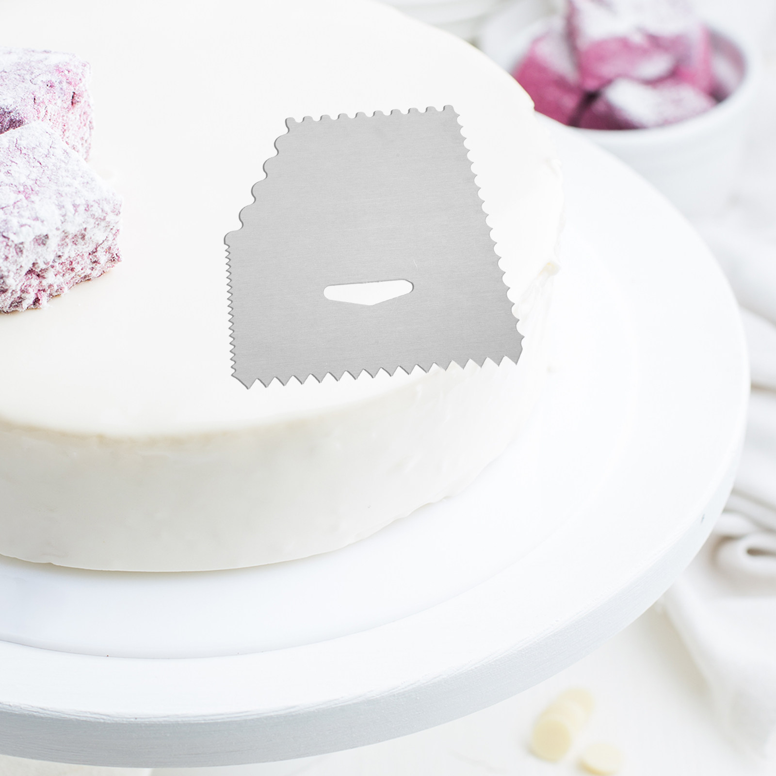 مجموعة من 4 قطع مكاشط الكيك مص - مراجعة Fondant Smoother Set وسعره