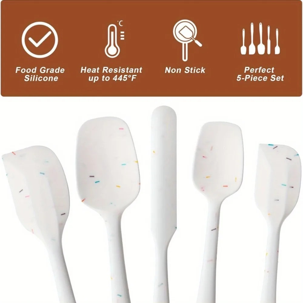 ​ 6 قطعة مجموعة ملعقة سيليكون  - مراجعة Kitchen Equipment For Baking وسعره