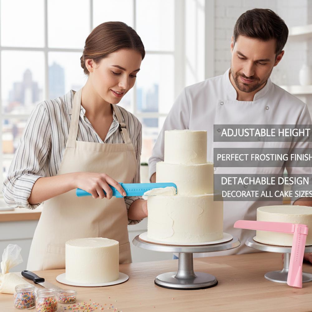 أداة تسوية الكيك من البولي برو - مراجعة Fondant Smoother Set وسعره